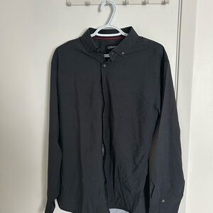 Men's Black Dress Shirt by Canada Weather Gear